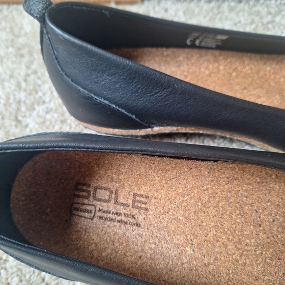 NWOT Womens Sole District by ReCork Grace Black Slip On Shoes Size 7 - Picture 5 of 10
